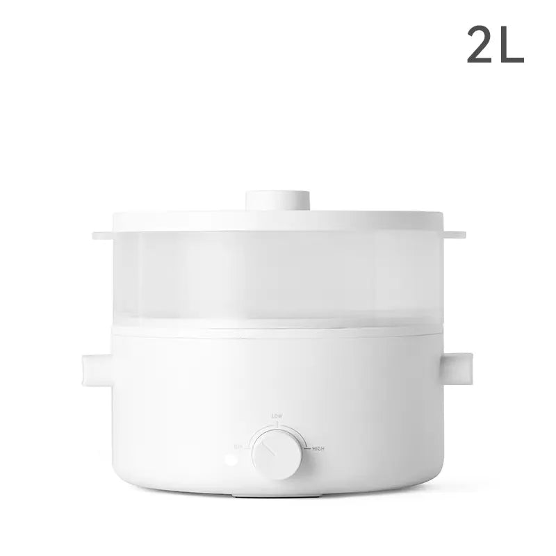 Olakys. Electric Hot Pot,1.5L Mini Hot Pot, Ceramic Glaze Non-Stick Portable Pot, Electric Pot for for Steak, Egg, Fried Rice, Oatmeal, Soup,Ramen with Dual Power Control, Electric Pot for Dorm Multifunctional Hot Pot Kitchen Appliances,Home Essentials