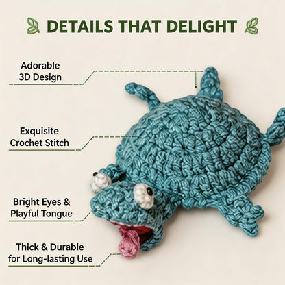 Crochet Lizard Coaster, Unique Lizard Funny Coasters, Cute 3D Handmade Crochet Animal Coaster, Decorative Drink Mug Rug for Home Decor (Mixed*3)