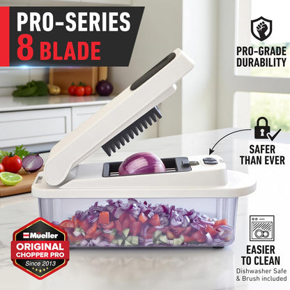 Vegetable Chopper & Mandoline Slicer, 10-In-1 8 Blade Food Veggie Chopper, Onion Vegetable Cutter with Container, Kitchen Gadgets & Essentials