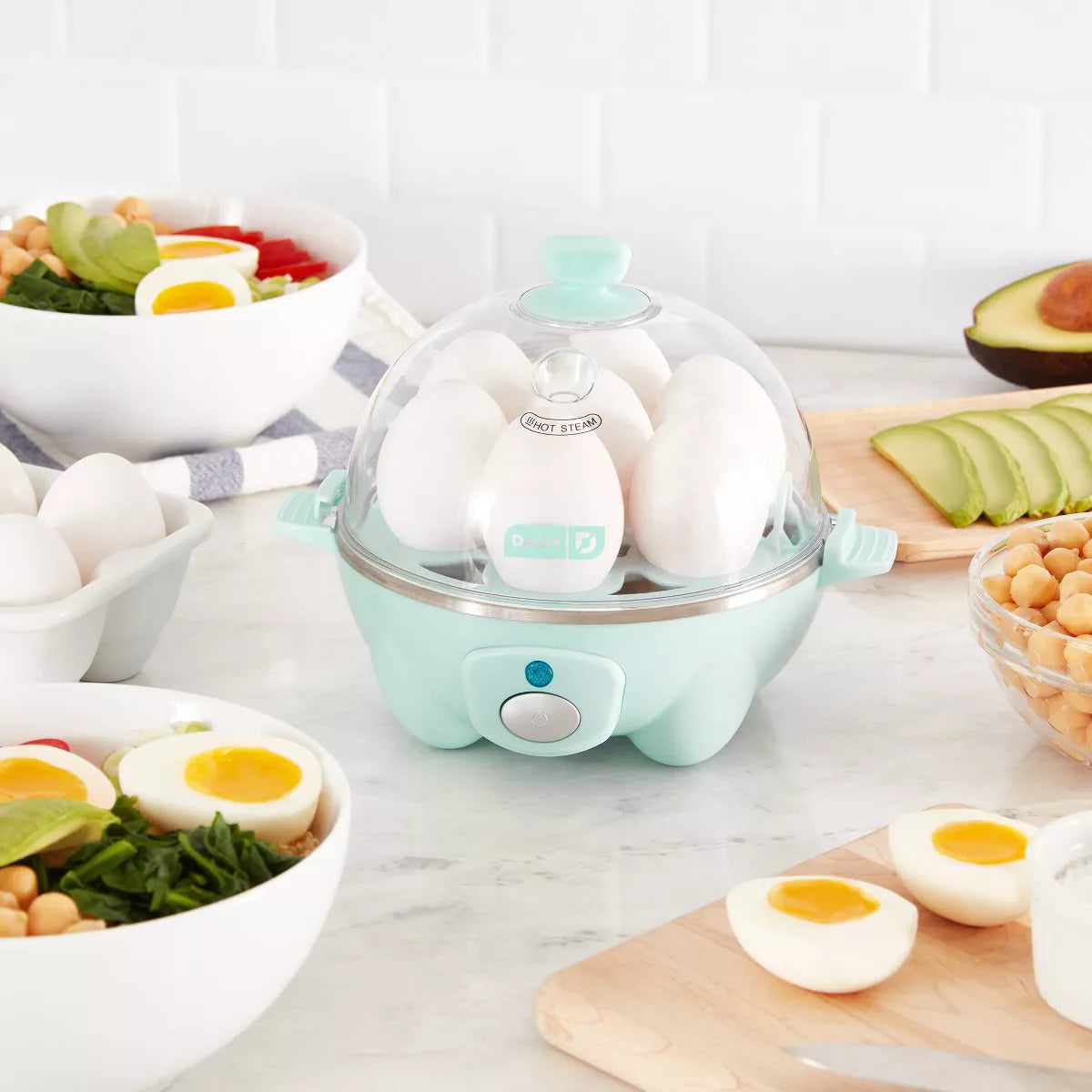 Dash 3-In-1 Everyday 7-Egg Cooker with Omelet Maker and Poaching