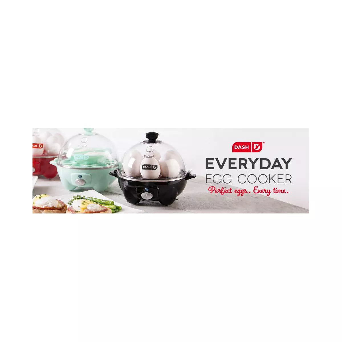Dash 3-In-1 Everyday 7-Egg Cooker with Omelet Maker and Poaching