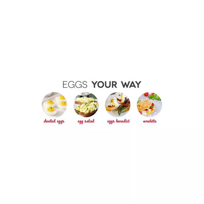 Dash 3-In-1 Everyday 7-Egg Cooker with Omelet Maker and Poaching