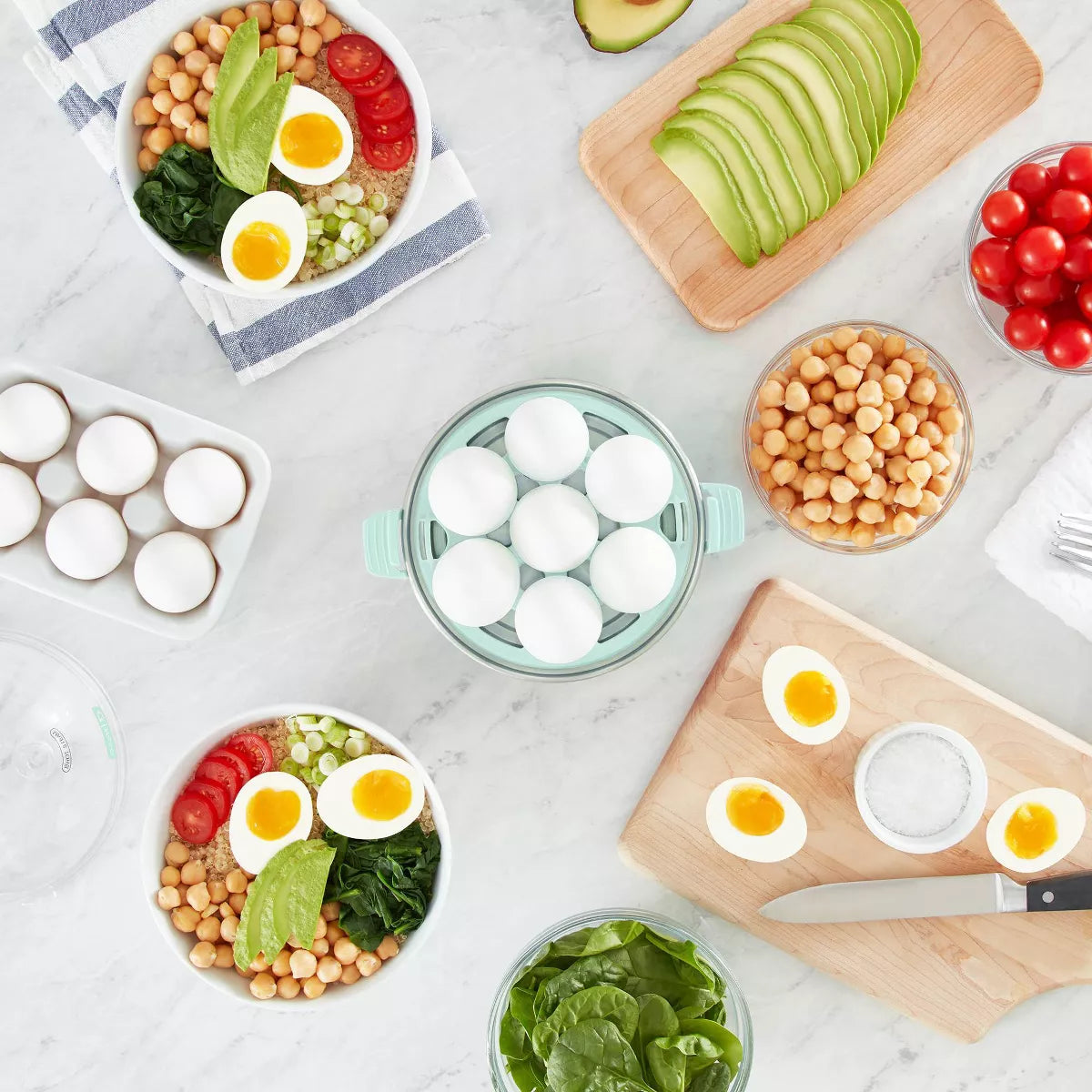 Dash 3-In-1 Everyday 7-Egg Cooker with Omelet Maker and Poaching