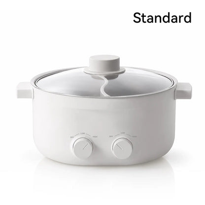 Olakys. Electric Hot Pot,1.5L Mini Hot Pot, Ceramic Glaze Non-Stick Portable Pot, Electric Pot for for Steak, Egg, Fried Rice, Oatmeal, Soup,Ramen with Dual Power Control, Electric Pot for Dorm Multifunctional Hot Pot Kitchen Appliances,Home Essentials